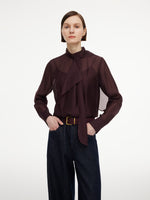 [Preview] Tie Front Women Shirt With Camisole GOELIA