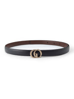 GO Letter Women Leather Belt Size Small GOELIA