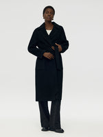 Wool Cashmere Women Belted Overcoat GOELIA