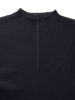100% Washable Wool Mock Neck Women Knit Top GOELIA