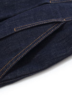 100% Cotton Denim Women Culottes With Belt GOELIA