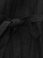 Xiang Yun Silk V-Neck Midi Dress GOELIA