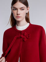 [Preview] Cashmere Wool Double-Faced Women Cropped Coat GOELIA