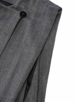100% Wool Vest And Knit Dress Two-Piece Set With Belt GOELIA