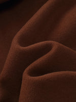 Cashmere Wool Blend Wide Collar Double-Faced Women Wrap Overcoat GOELIA
