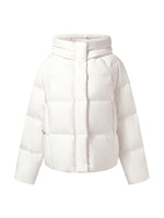 Hooded Zip-Up Goose Down Jacket GOELIA