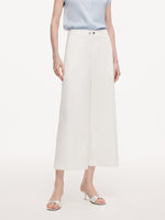 Denim Adjustable Waist Women Ankle-Length Jeans GOELIA