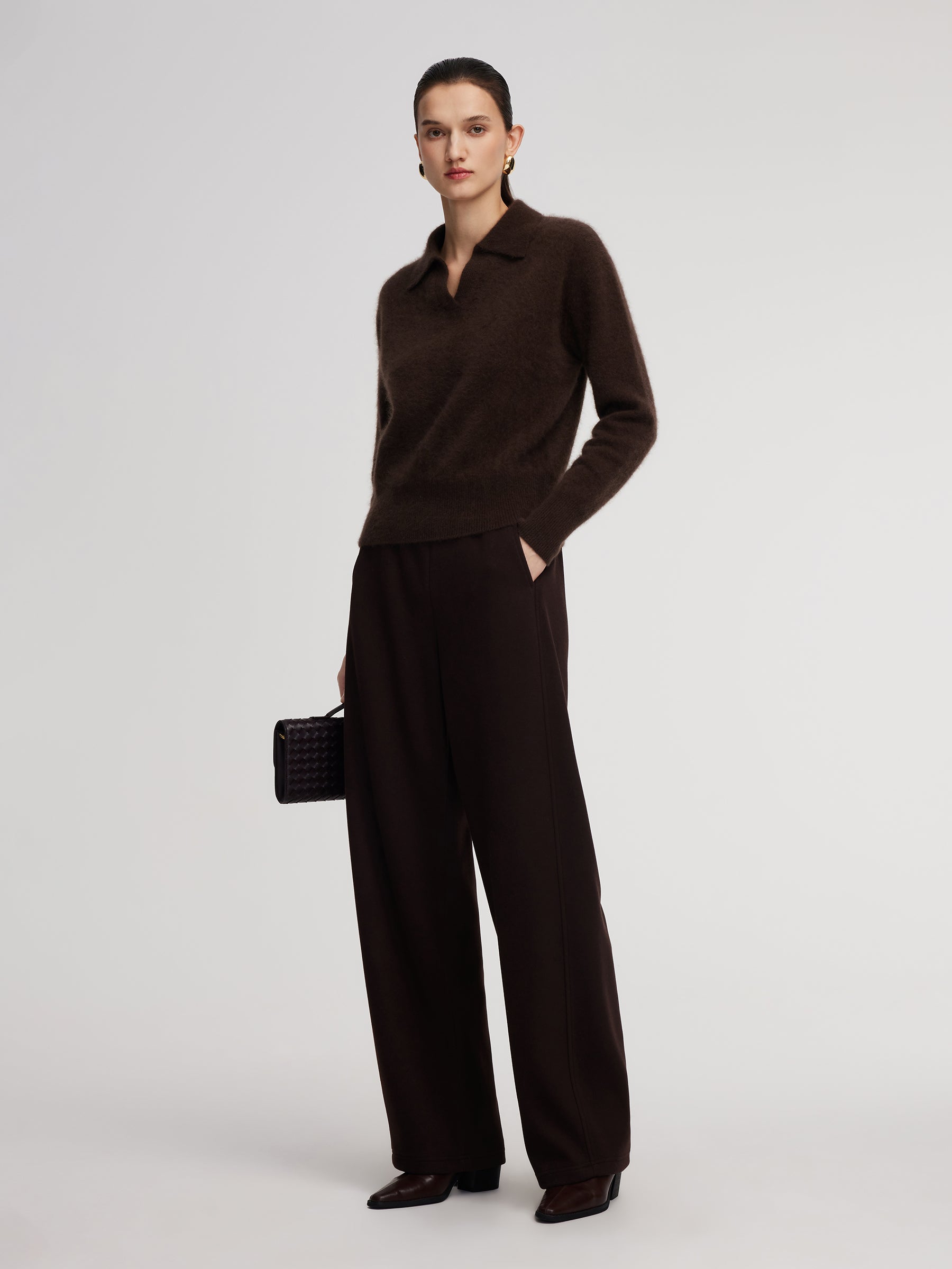 Elastic Waist Women Tapered Cargo Pants GOELIA