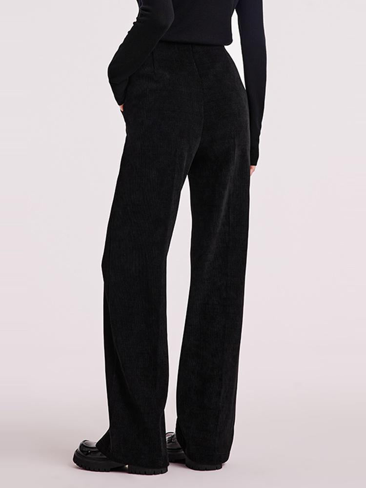 Knit Straight Full Length Pants