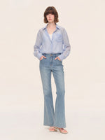 [Preview] Acetate Blend Women Shirt With Built-in Camisole GOELIA