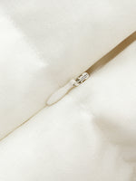 [Preview] Frog-Button Goose Down Cropped Jacket With Faux Fur Collar GOELIA