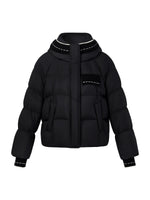 [Preview] Knit-Spliced Hooded Goose Down Jacket GOELIA