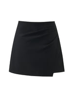 Asymmetric Ruched A-Line Skort GOELIA