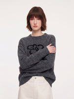 [Preview] Wool Blend Sheep Jacquard Women Sweater GOELIA