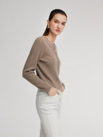 Cashmere Blend Sequins Women Sweater GOELIA