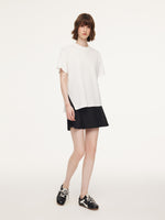 Asymmetrical Hem Heart Decorated Women T-Shirt GOELIA
