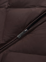 Diamond Quilted Hooded Unisex Long Goose Down Coat GOELIA