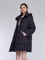 [Preview] H-Line Hooded Mid-Length Goose Down Coat GOELIA