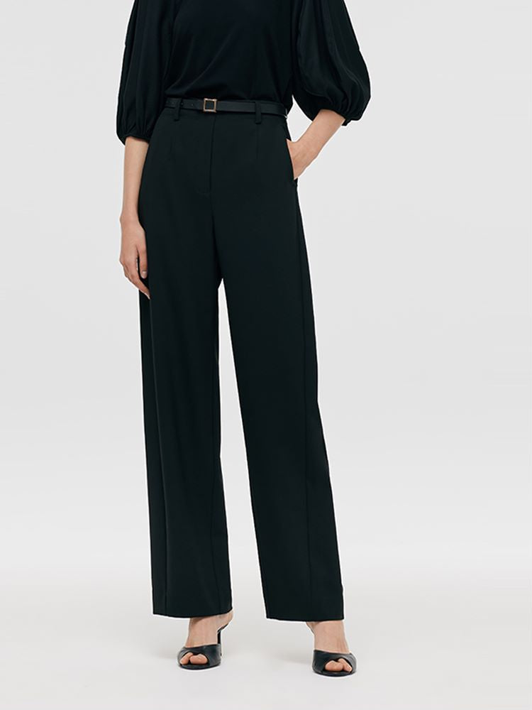 Basic High-Waisted Women Pants GOELIA