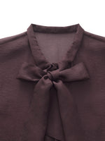 [Preview] Tie Front Women Shirt With Camisole GOELIA