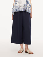 Linen Blend A-Line Women Culottes GOELIA