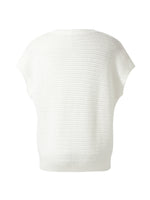 Linen Cotton Sequins Women Open-Knit Top GOELIA