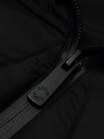 Hooded Long Goose Down Garment With Belt GOELIA