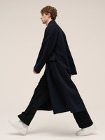 100% Wool Unisex Wrap Overcoat GOELIA
