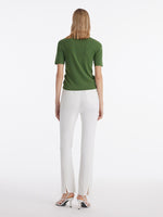 V-Neck Drawstring Lapel Knitted Women Top GOELIA