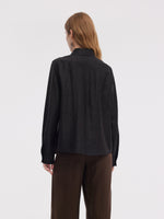 18MM Xiang Yun Silk Cross Front Collar Women Blouse GOELIA