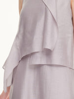 Tencel Acetate Linen Blend Tank Top And Skirt Two-Piece Set GOELIA