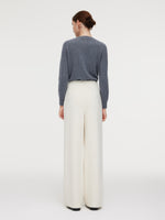 High-Waisted Stretch Wide Leg Women Knit Pants GOELIA