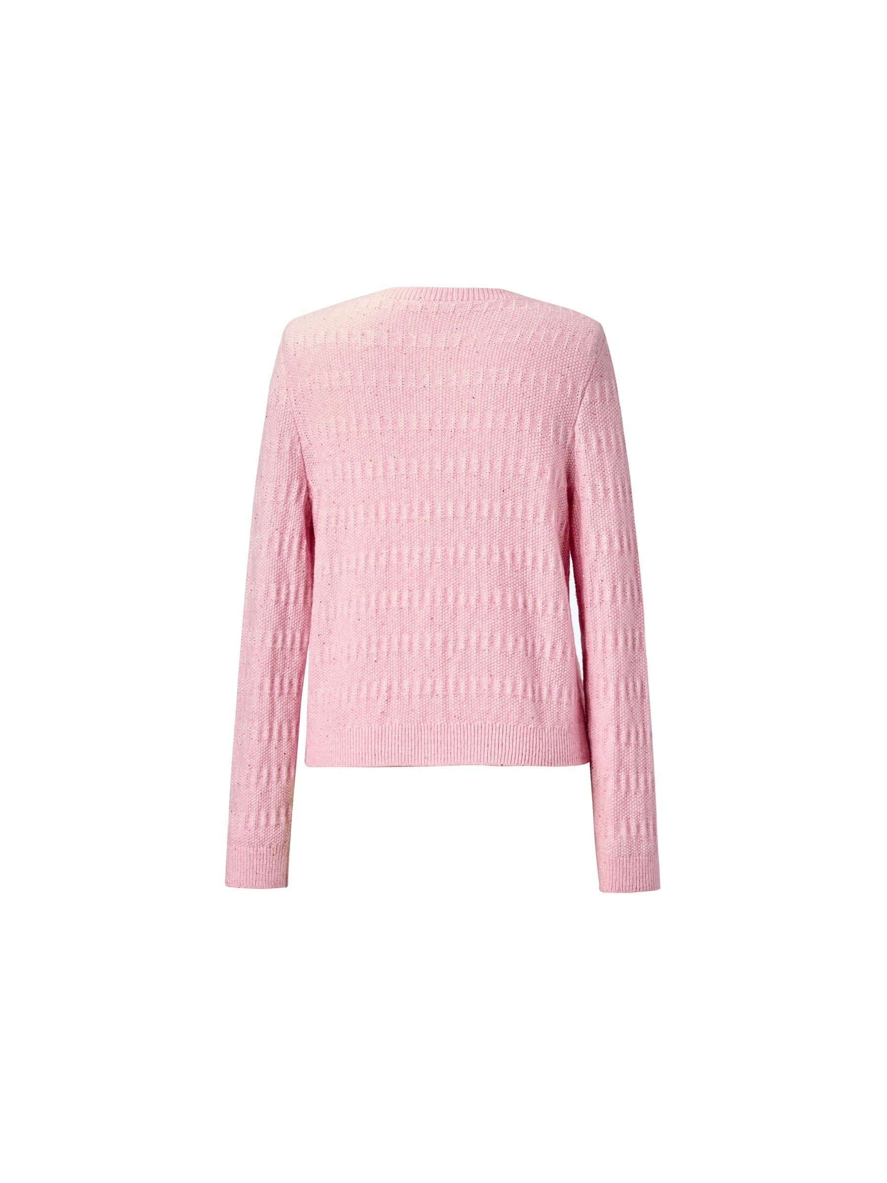 [Preview] Wool Blend Round Neck Women Cardigan GOELIA