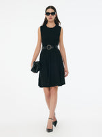 Stretch Jacquard Women Knit Mini Dress GOELIA