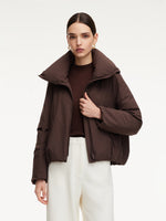 Cocoon Lightweight Convertible Collar Goose Down Parka GOELIA
