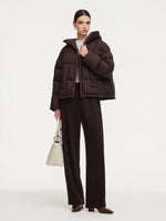 Lightweight Water-repellent Hooded Goose Down Jacket GOELIA