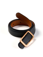 Minimalist Reversible Women Leather Belt GOELIA