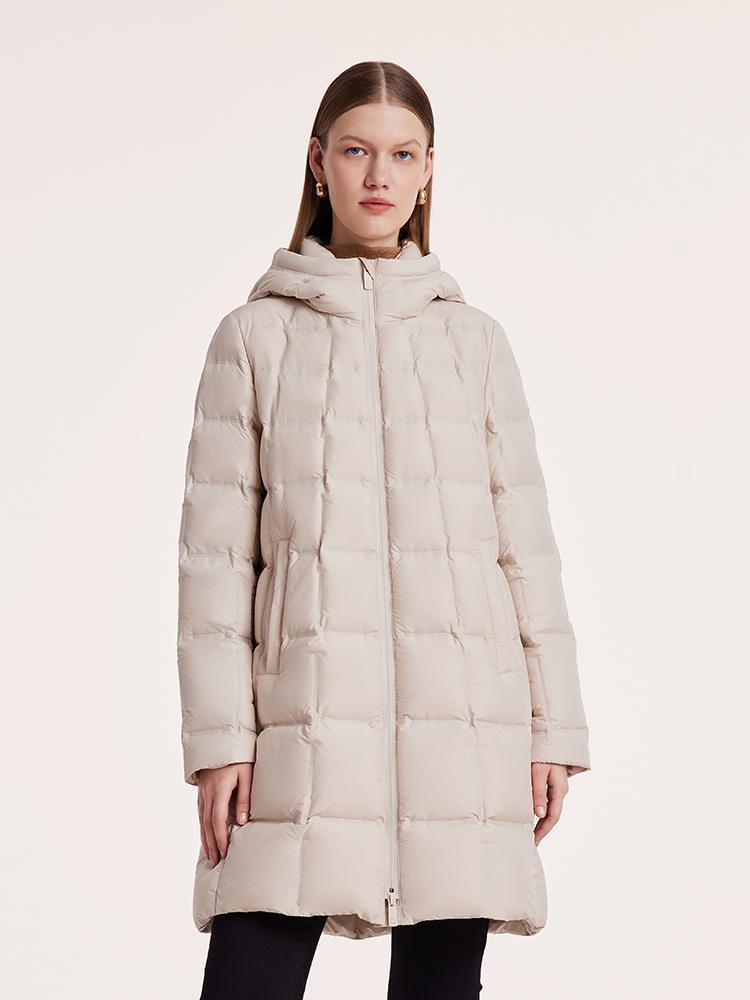 Light Mid-Length Goose Down Garment GOELIA