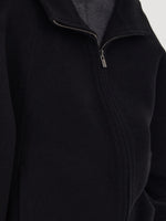 Tencel Wool Blend Double-Faced Hooded Women Jacket GOELIA