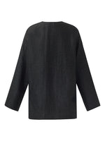 18 Momme Xiang Yun Silk Diagonal Placket Women Jacket GOELIA