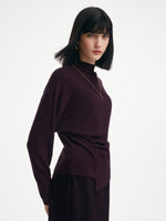 [Preview] Double-Faced Brushed Mock Neck Women Knit Top GOELIA