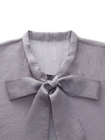 [Preview] Front Knot Women Shirt With Knit Camisole GOELIA