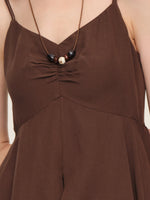 Linen Blend Camisole And Culottes Two-Piece Set GOELIA