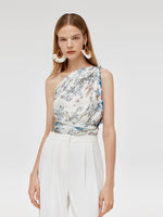 90 Square Printed 14 Momme Mulberry Silk Scarf GOELIA