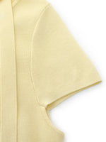 Triacetate Lyocell Blend Women Ribbon Knit Top GOELIA