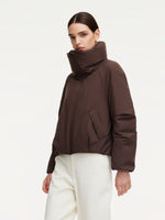 Cocoon Lightweight Convertible Collar Goose Down Parka GOELIA