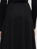 Stretch Flared Women Knit Skirt GOELIA