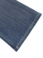 [Preview] Denim Fleece-Lined Women High-Waisted Flared Jeans GOELIA