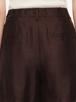 Tencel Linen Blend Women A-Line Shorts GOELIA
