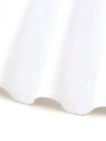 [Preview] Cotton Blend Gather-Waisted Women Shirt With Silk Scarf GOELIA